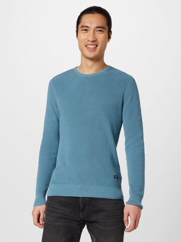 Pull-over 'Codford' BLEND en bleu : devant