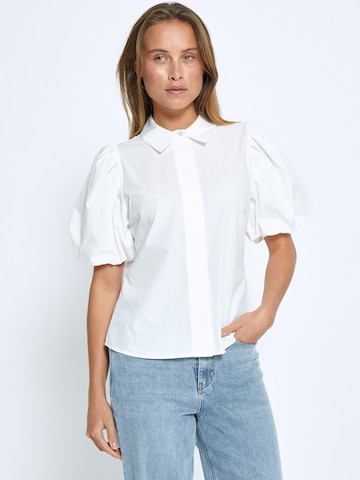 Chemisier 'Geneva' Peppercorn en blanc : devant