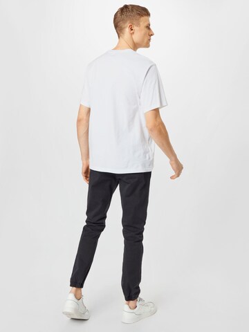 INDICODE JEANS Tapered Trousers 'Fields' in Black