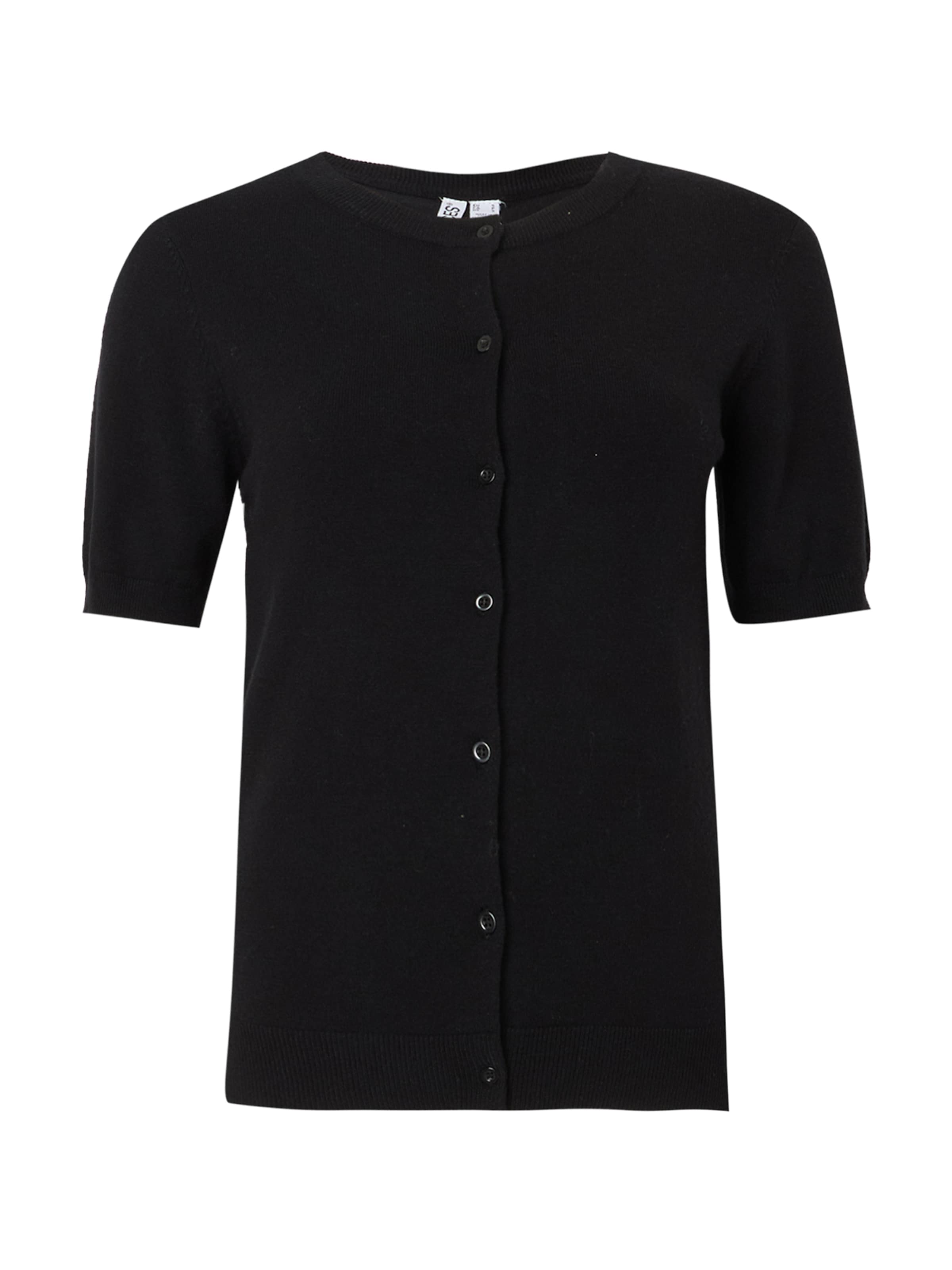 PIECES Kampsun 'PCNORA', värv must: eest vaates