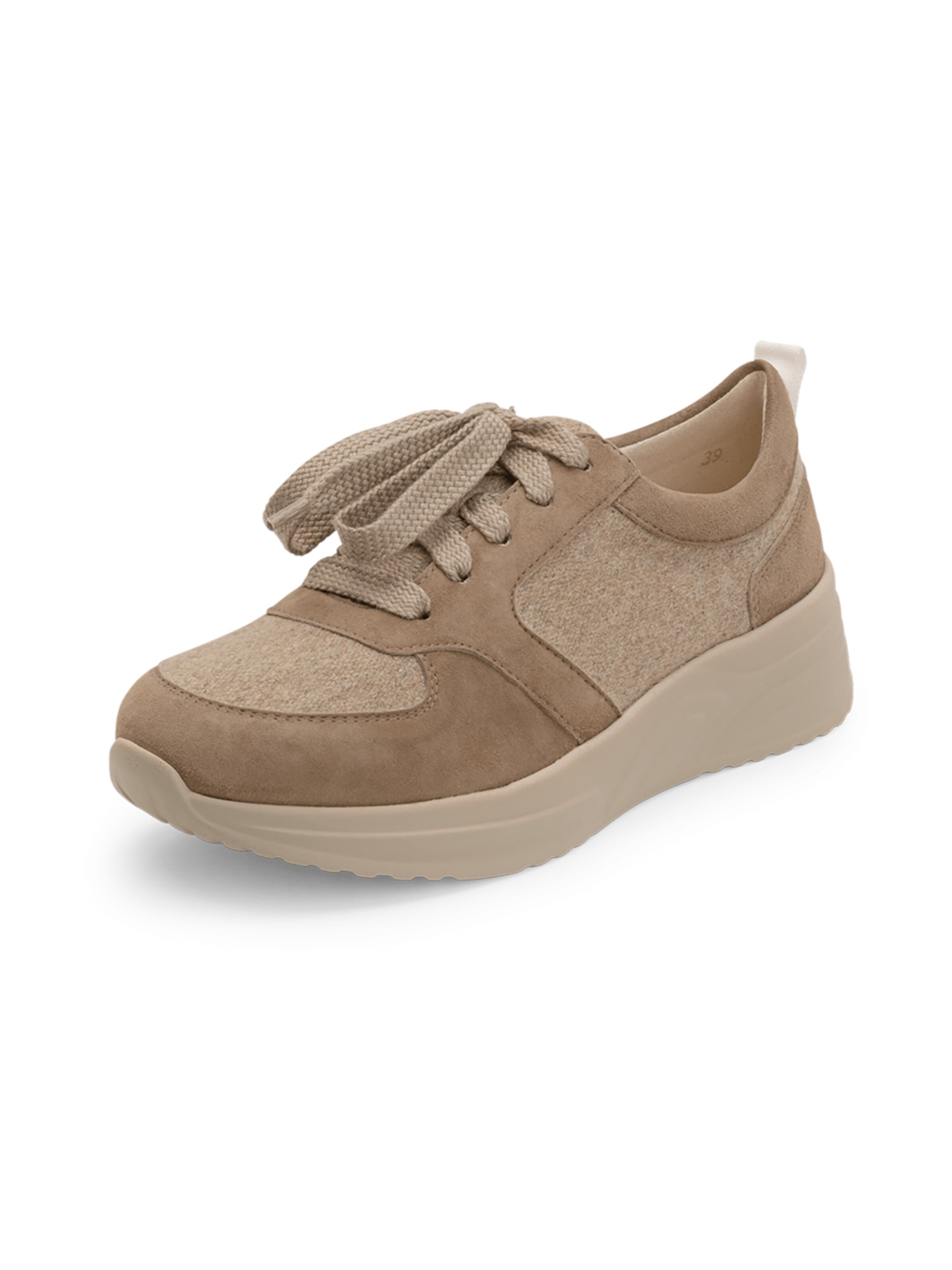 Sneaker bassa di VITAFORM in beige: frontale