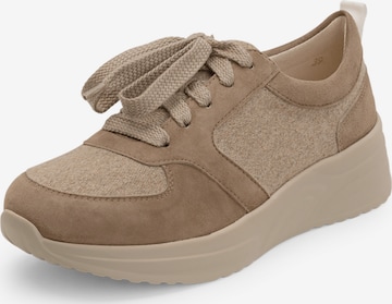 Baskets basses VITAFORM en beige : devant