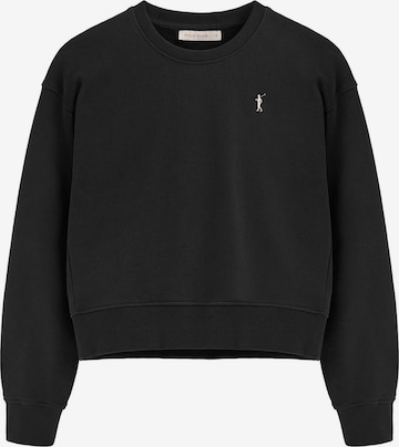 Polo Club Sweatshirt in Schwarz: Vorderseite