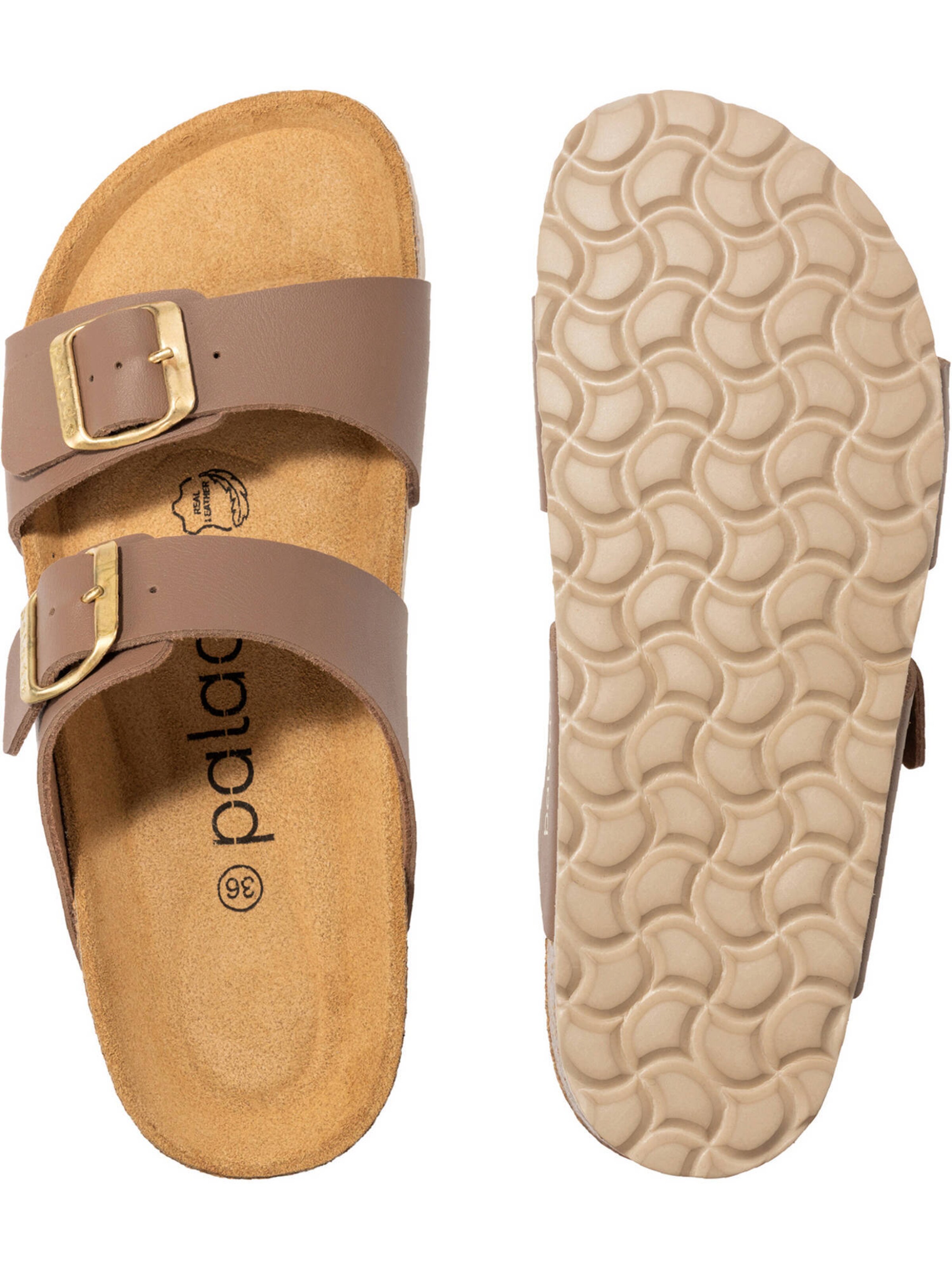 Mule 'Samos PF' Palado en marron