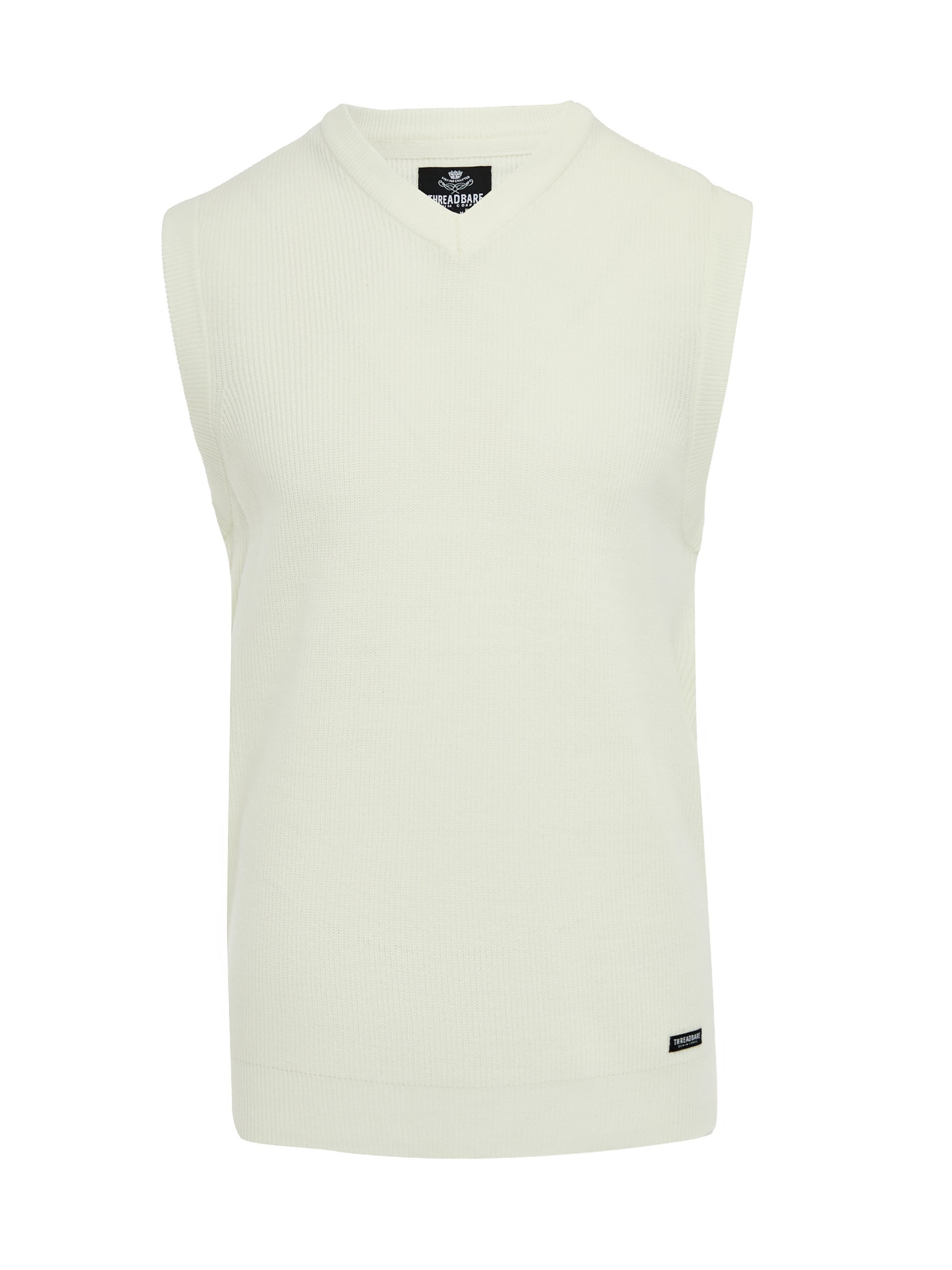 Threadbare Spencer 'Jaylin' in Wit: voorkant