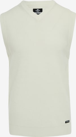 Threadbare Sweater Vest 'Jaylin' in Beige: front