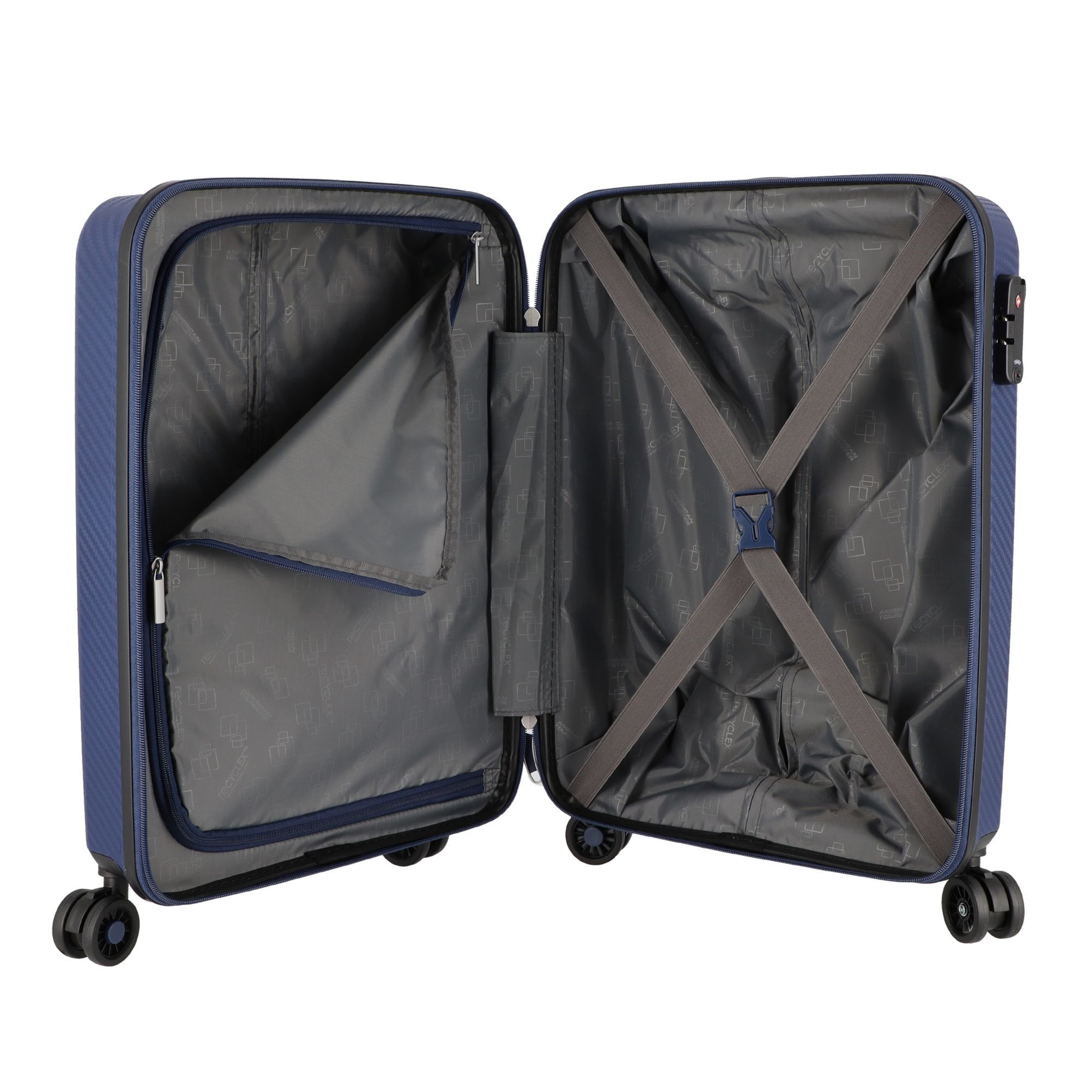 American Tourister Trolley 'Summer' in Blue