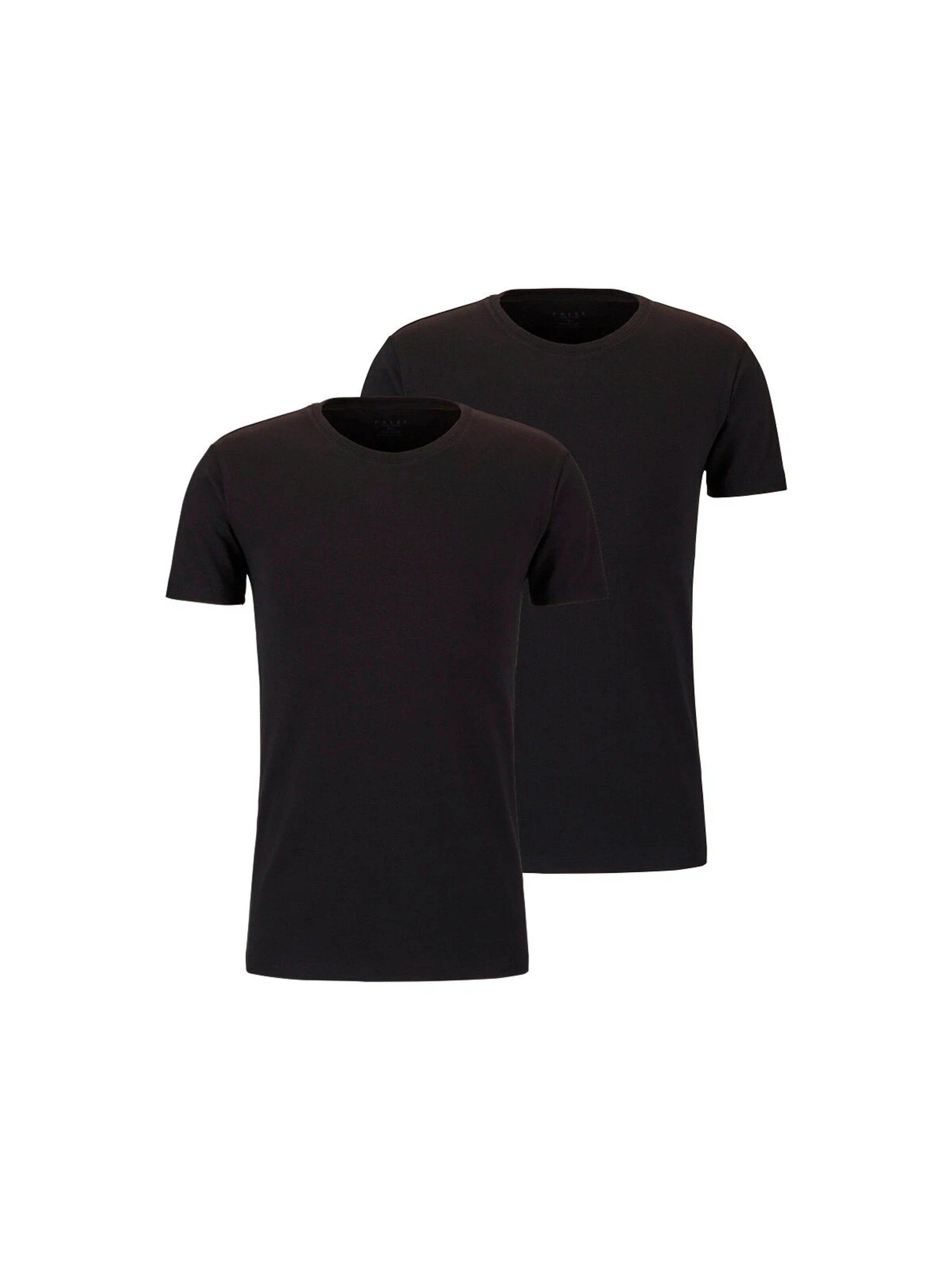 FALKE Unterhemd '2-Pack'‌‌‌‌‌‌ in Schwarz: Vorderseite