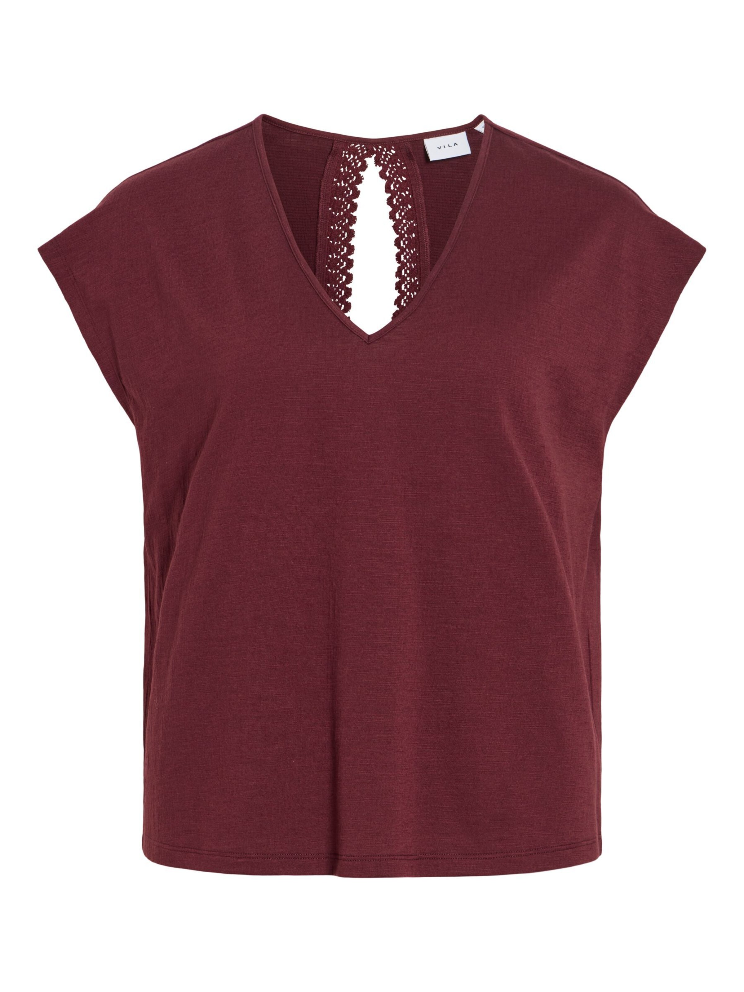 T-shirt 'VISyma' VILA en rouge : devant