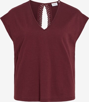 T-shirt 'VISyma' VILA en rouge : devant