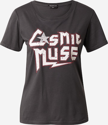Colourful Rebel T-Shirt 'Cosmic Muse' in Grau: predná strana