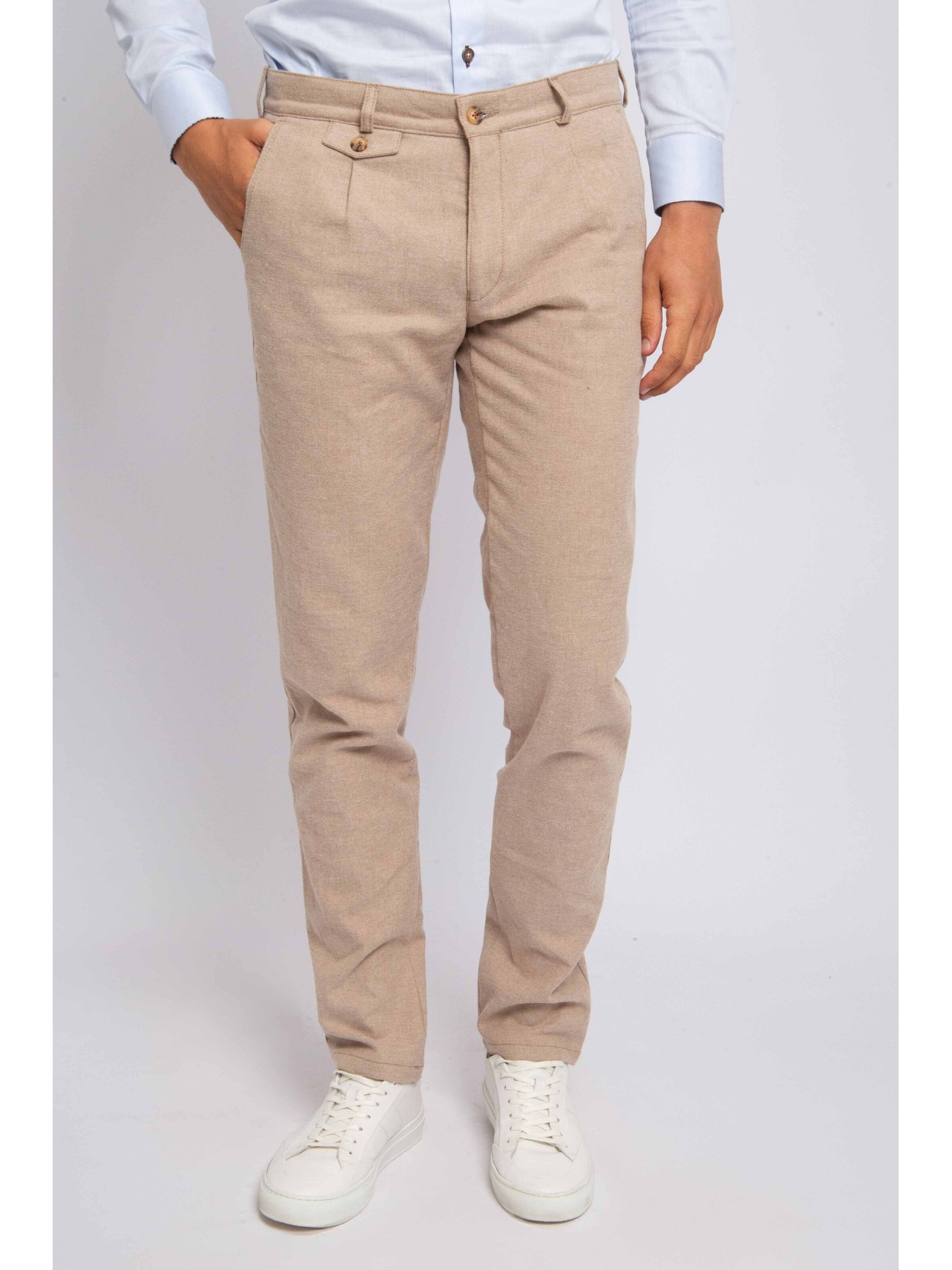Suitable Regular Chino trousers 'Pico' in Beige