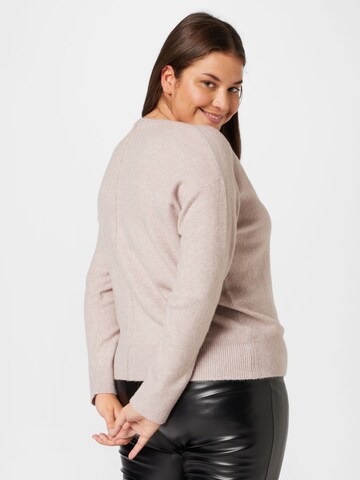 ABOUT YOU Curvy Pullover 'Asta' in Beige