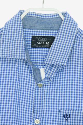 Jean Pascale Button Up Shirt in M in Blue