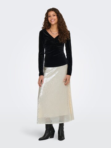 ONLY - Falda 'ONLCarin' en beige