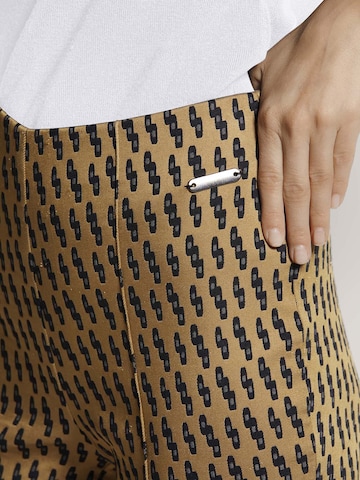 Coupe slim Pantalon MADELEINE en marron
