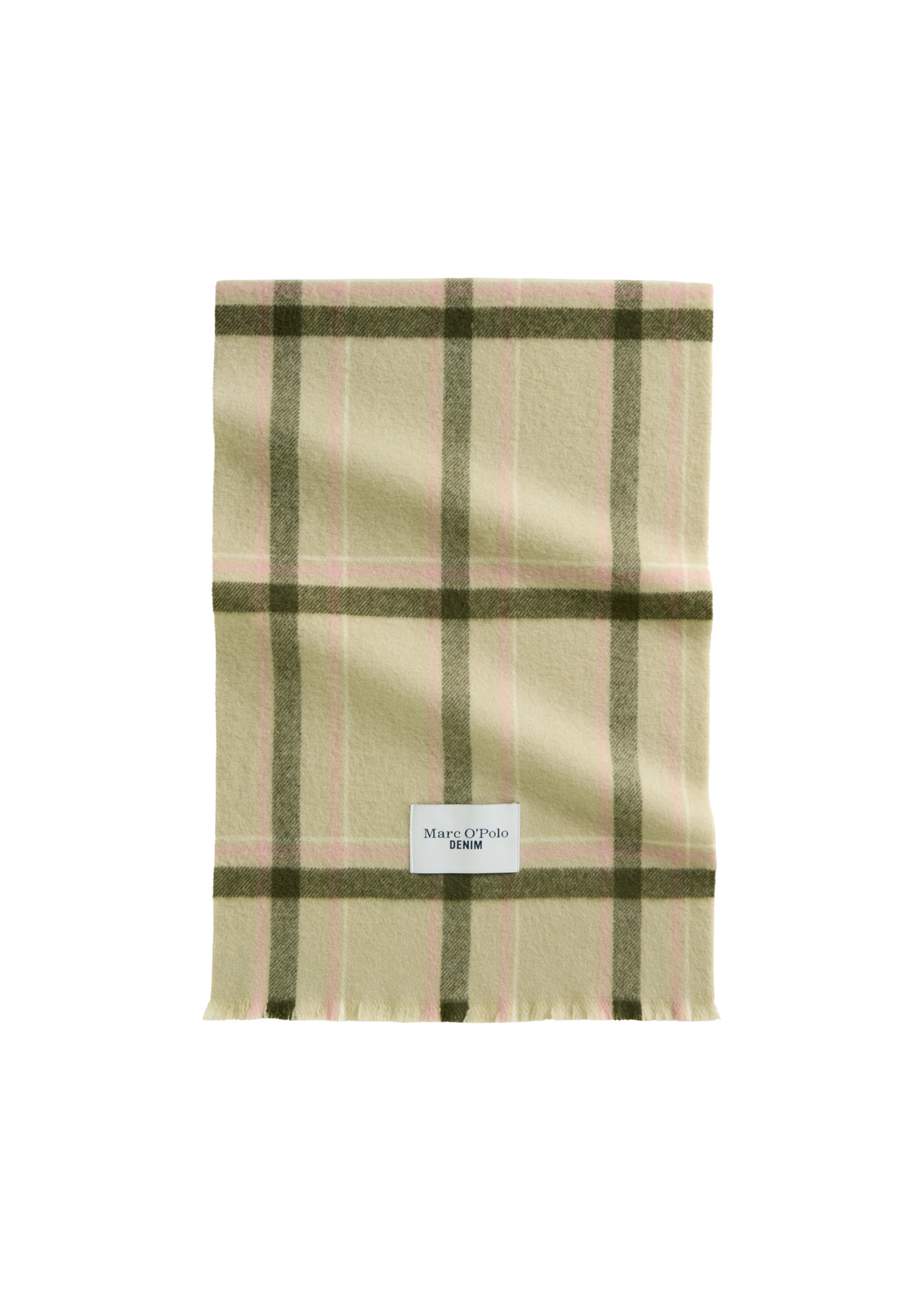Marc O'Polo DENIM Sjaal in Groen: voorkant