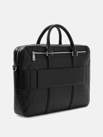 GUESS Aktentasche 'Torino' in Schwarz