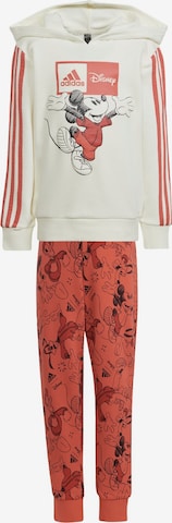 ADIDAS SPORTSWEAR Tracksuit 'Adidas x Disney Mickey Mouse' in White: front