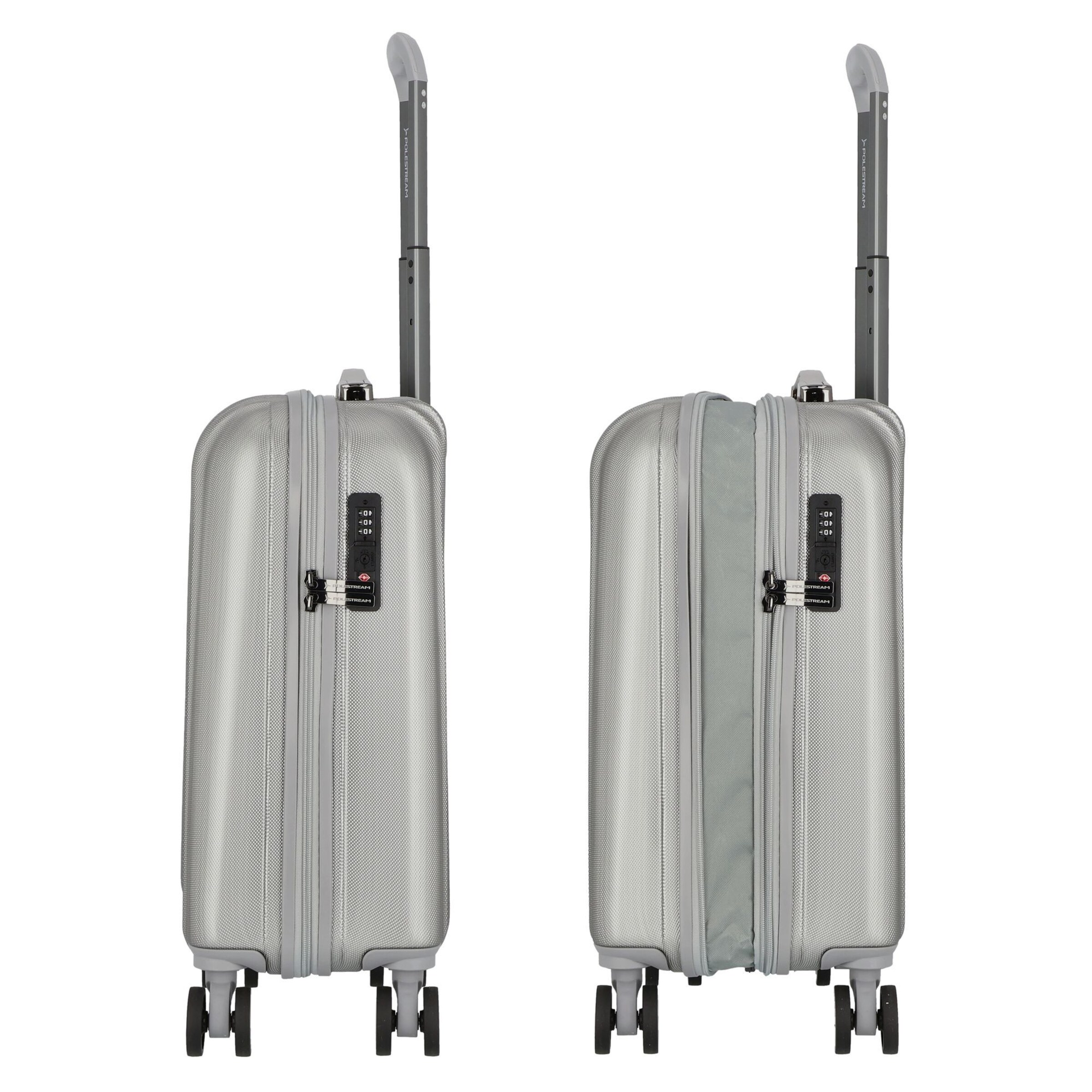 Trolley 'Moonrock' di Polestream (STRZ) in argento