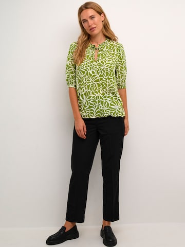 Kaffe Blouse 'Fleur' in Groen