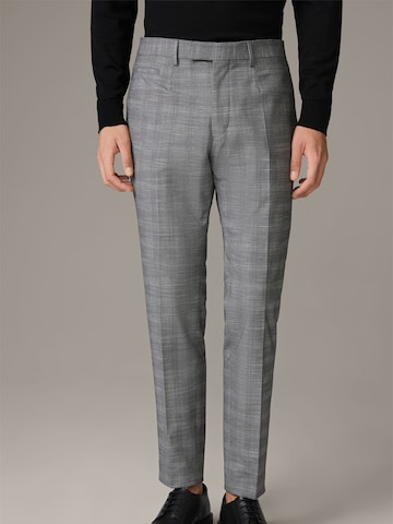 STRELLSON Slimfit Pantalon 'Kynd' in Grijs: voorkant