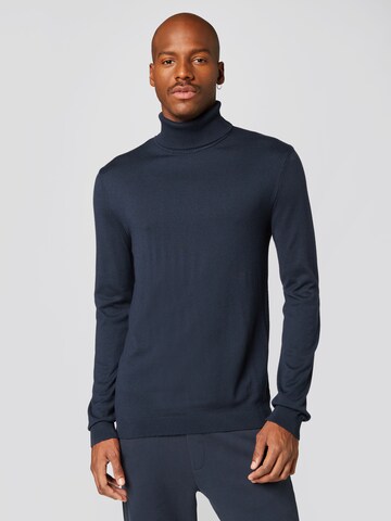 ABOUT YOU x Alvaro Soler Sweater 'Iven' in Blue: front
