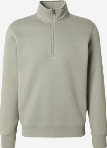 G-STAR Sweatshirt 'Premium Core' i grön: framsida