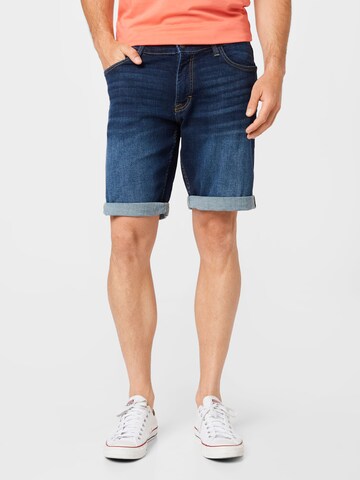 QS Regular Shorts in Blau: predná strana