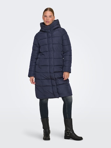 ONLY Wintermantel 'ONLLINA' in Blauw