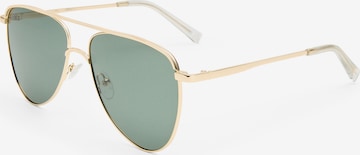 LE SPECS Sonnenbrille 'THE DUKE' in Gold: Vorderseite