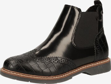 s.Oliver Chelsea Boots in Schwarz: predná strana