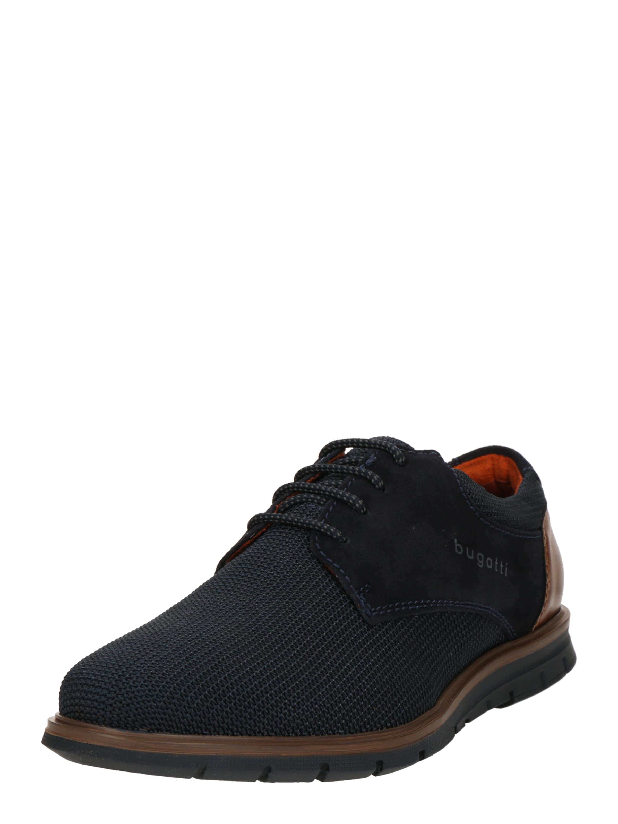 bugatti Lace-Up Shoes 'Ruggiero Comfort Evo' in Blue: front