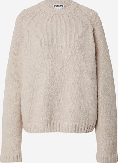 WEEKDAY Neulepaita värissä ecru, Tuotenäkymä