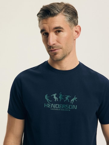 Henderson Pajama short 'Piżama męska Bet Henderson | granatowy, zielony 2XL' in Blue