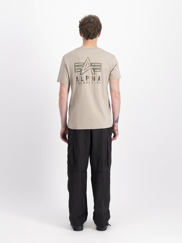 T-Shirt ALPHA INDUSTRIES en beige