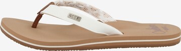 REEF T-Bar Sandals 'Cushion Sands' in White