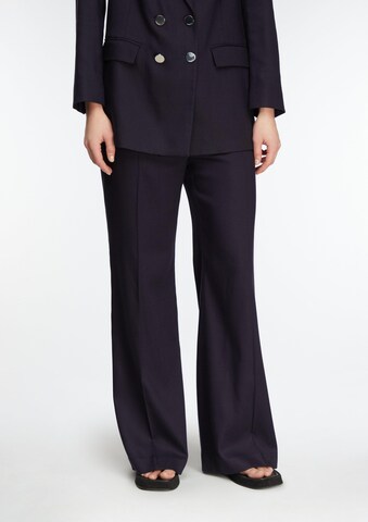 COMMA Flared Hose in Blau: Vorderseite