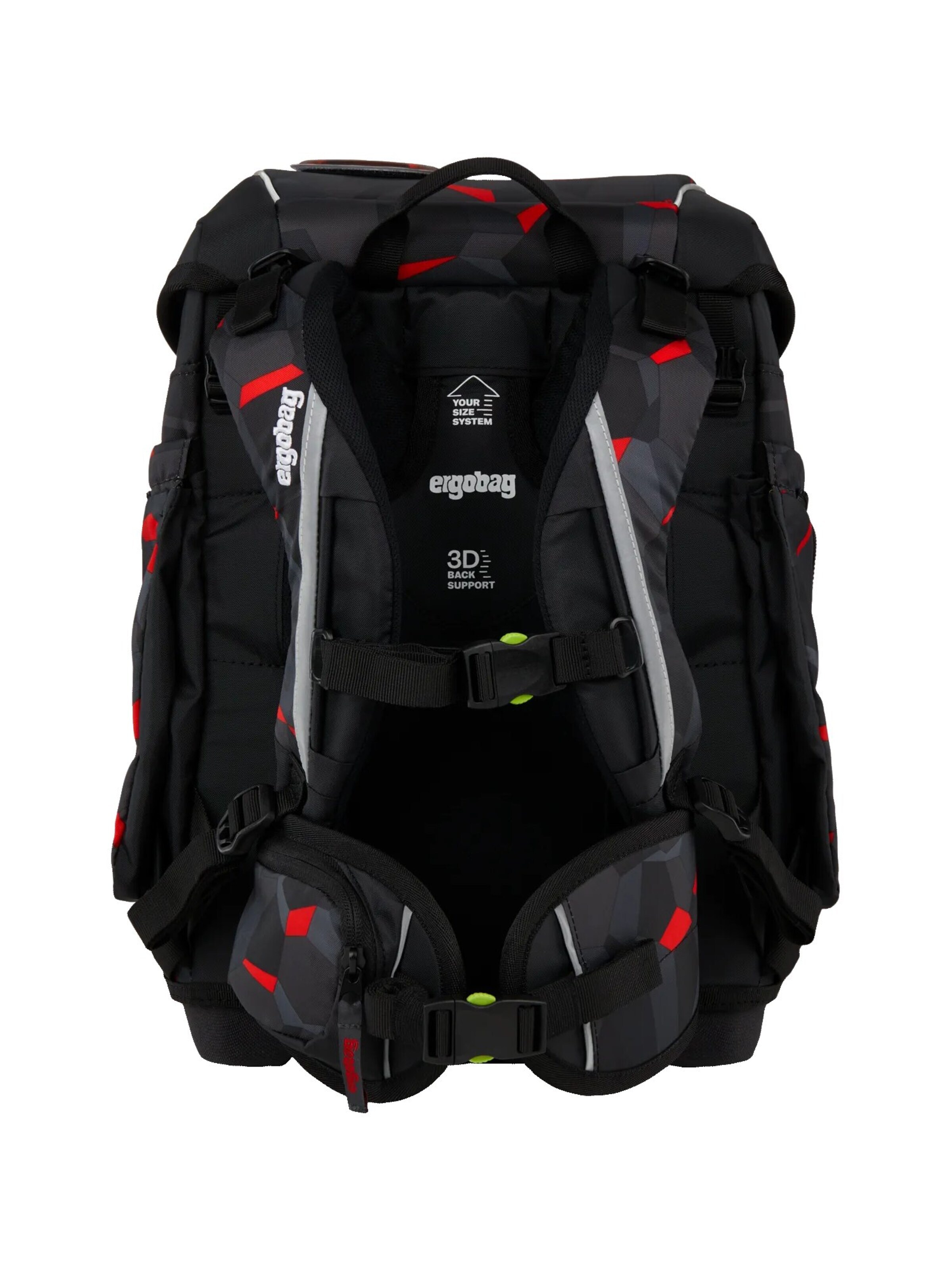ergobag Rucksack 'Schulranzen-Set cubo Set'‌‌‌‌‌‌ in Grau
