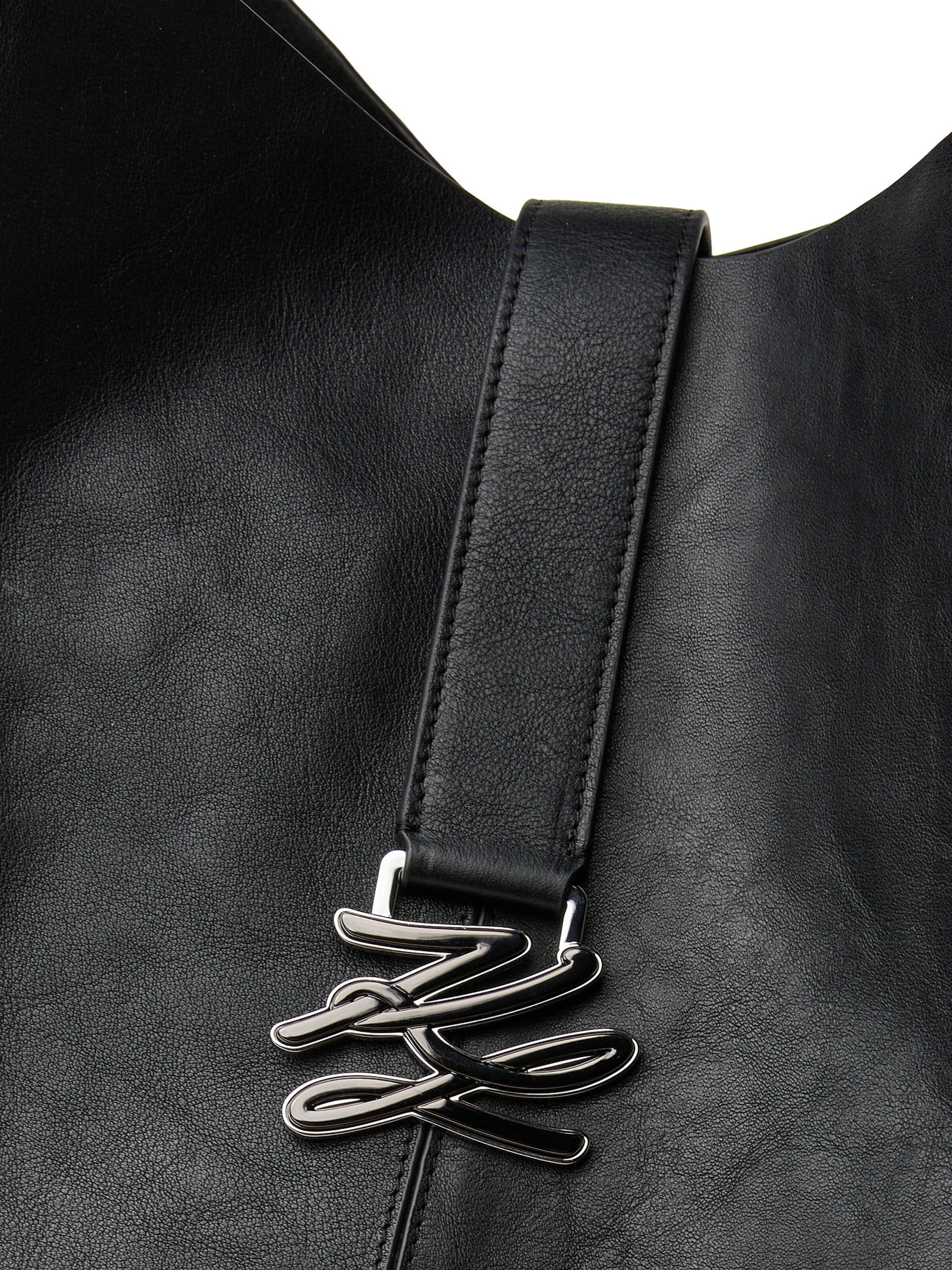 Karl Lagerfeld Schultertasche in Schwarz