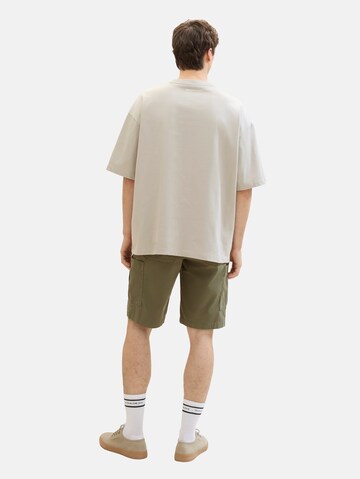 Largi Pantaloni cu buzunare de la TOM TAILOR DENIM pe verde