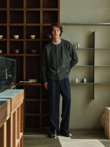 Casual Friday - Casaco de malha 'CFAiko Knit' em cinzento