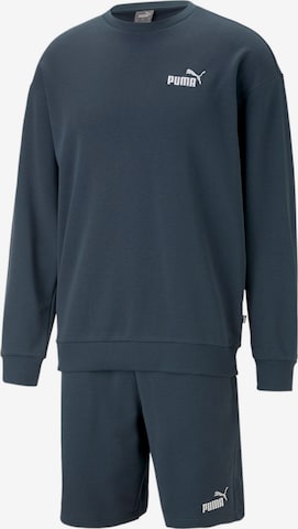 PUMA Trainingspak in Blauw: voorkant