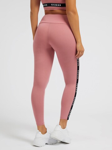 GUESSSkinny Sportske hlače 'Aline' - roza boja