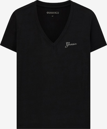 Maglietta di GUESS in nero: frontale