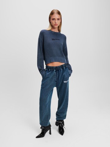 KARL LAGERFELD JEANS Mikina – modrá
