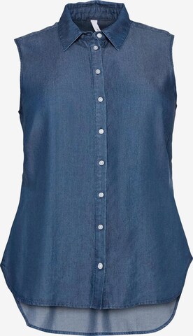 SHEEGO Blouse in Blue: front