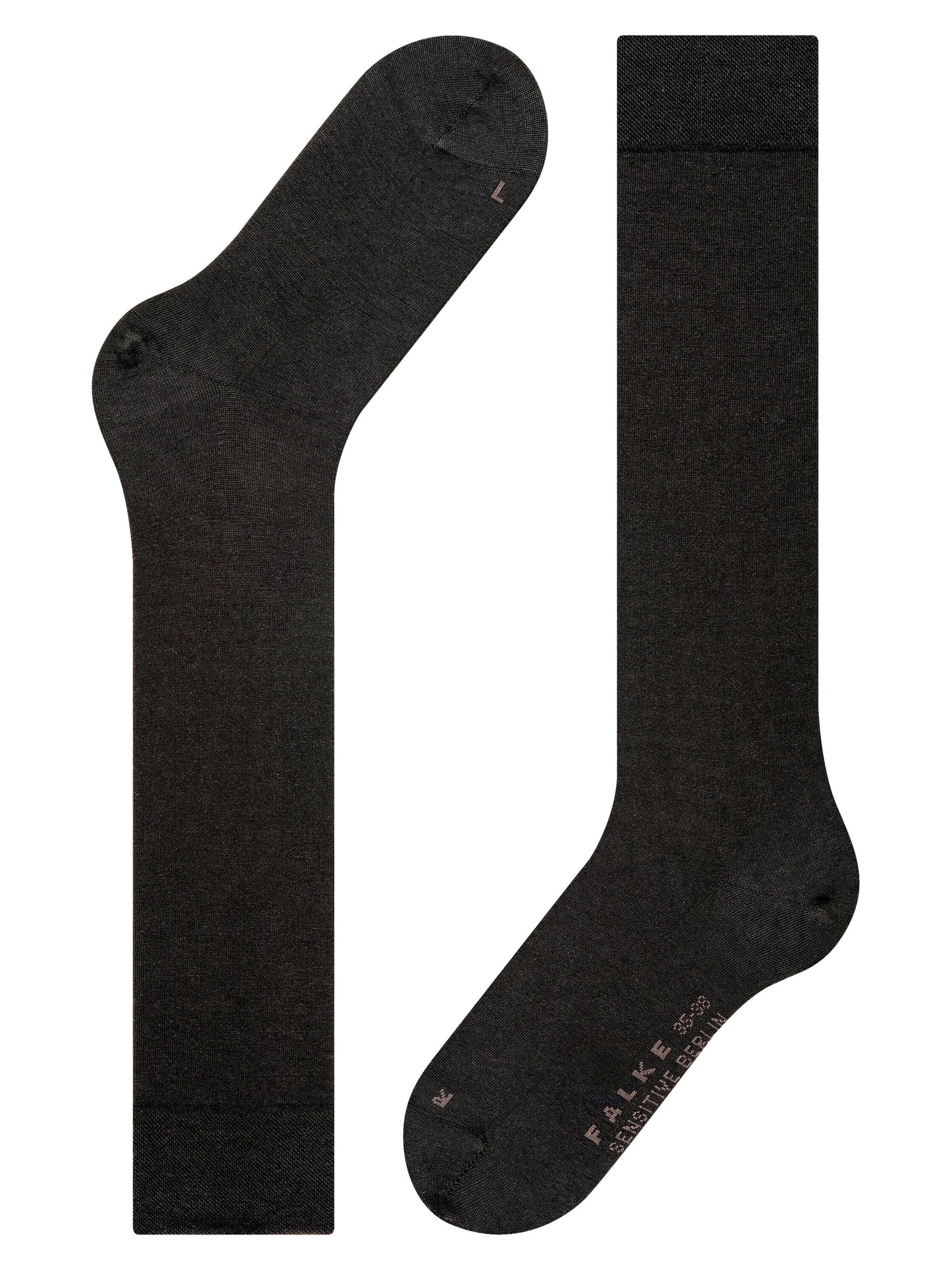 FALKE Overknee Strümpfe 'Sensitive Berlin'‌‌‌‌ in Schwarz