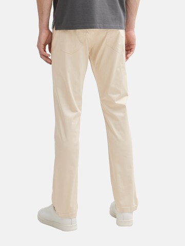 TOM TAILOR Slim fit Trousers 'Josh' in Beige