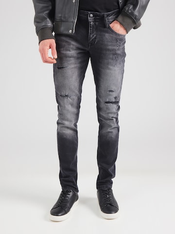 Coupe slim Jean ANTONY MORATO en noir : devant